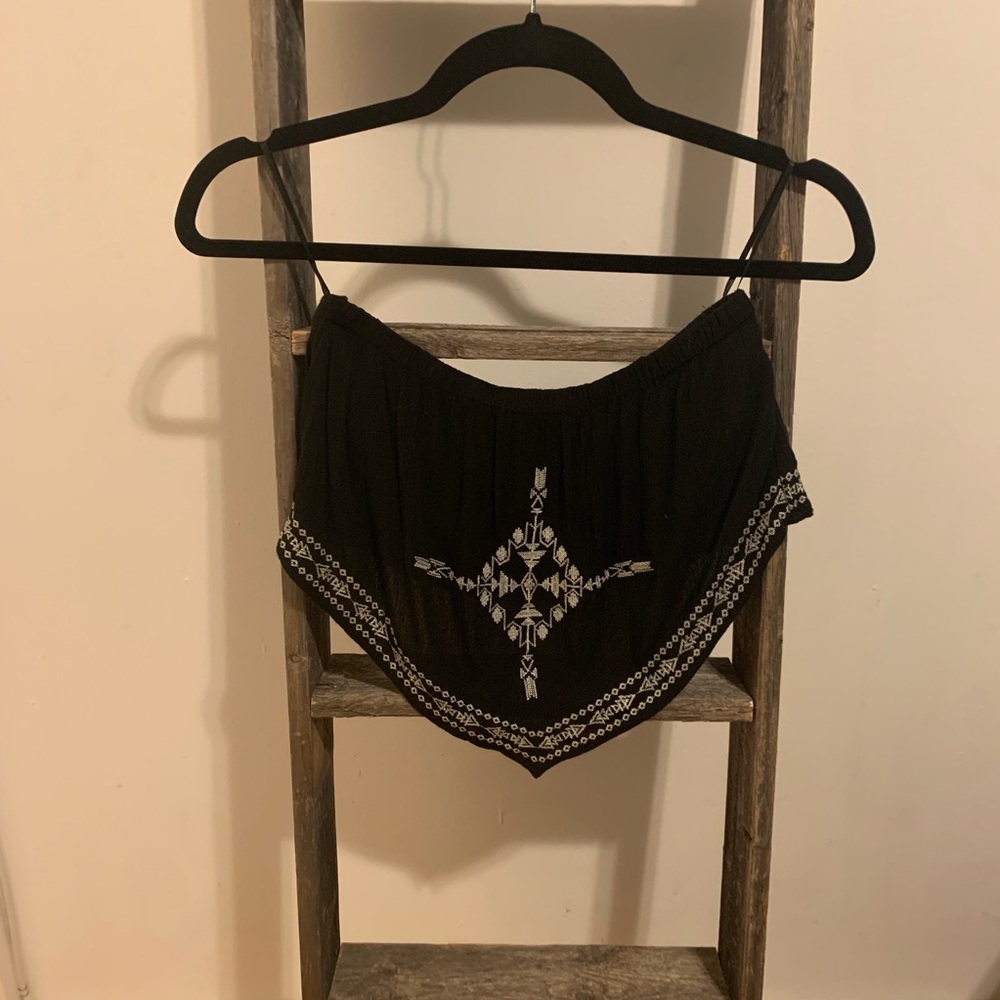 Boho Crop Top Strapless